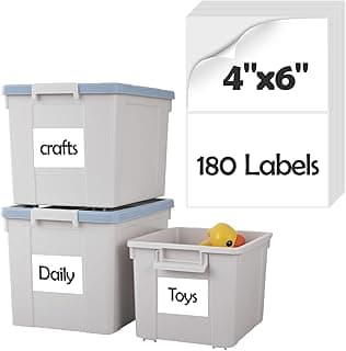 Homrelaxy 180Pcs Labels for Storage Bins