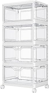 Kmiectse Clear Storage Bins with Lids
