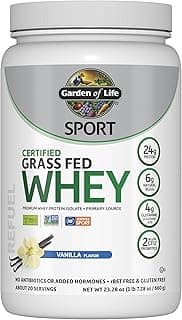 Garden of Life Sport Grass Fed Whey Protein Powder