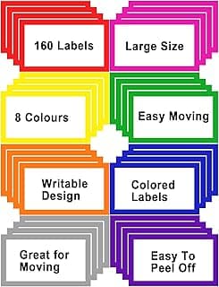 6 x 4 inch Large Moving Labels for Boxes
